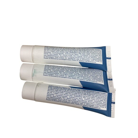 Dermatologist's Choice pH Balanced Cleanser .5oz 15ml Remove & Refresh Set of 3 - Picture 3 of 4